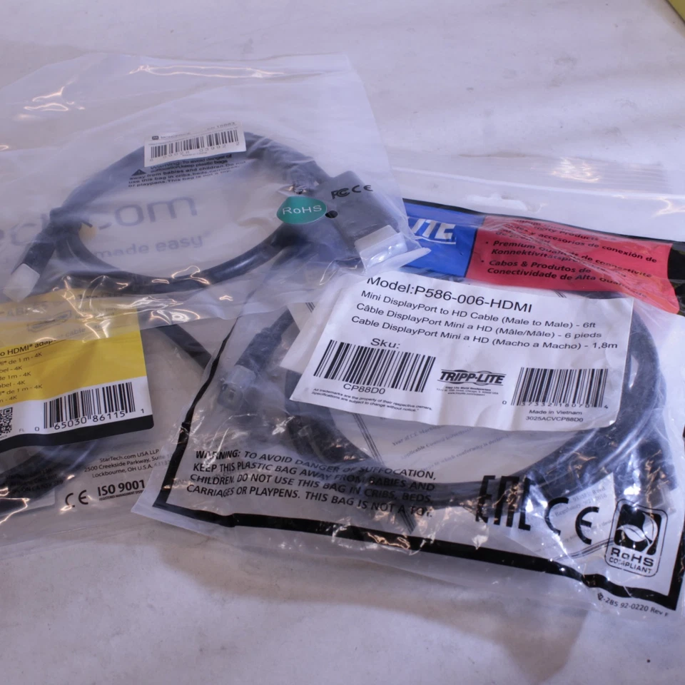 Mixed Brand Mini DisplayPort to HDMI Cables - Image 2 of 4