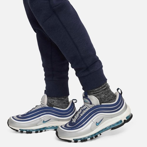 Nike Sportswear Tech Fleece Joggers Boys M Blue Drawstring Waist Active SRT472 - Picture 13 of 14
