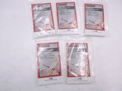 5 Booklets Buchanan Wire Marker Booklet 1-45 775103 10-Markers per Booklet
