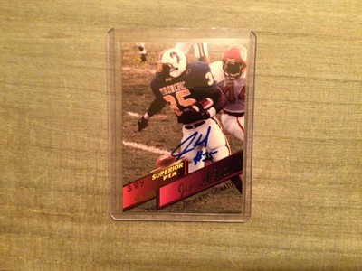 1995 Superior Pix Auto #81 Joe Aska Autographs #384/4000 Raiders