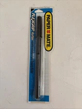 VINTAGE Paper Mate Flexgrip Roller Pen Fine metal point black USA New 1994