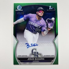 2023 Bowman Chrome - Prospect Autographs Jesus Bugarin #CPA-JB Green /99