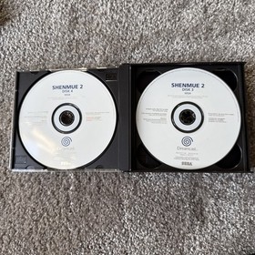 Shenmue II 2 | Sega Dreamcast UK PAL| White Label 4 Disks 