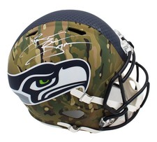 Brian Bosworth Signed Seattle Seahawks Speed Full Size Camo NFL Helmet