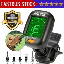 LCD Clip On Chromatic Acoustic Electric Guitar Bass Ukulele Banjo Violin Tuner
