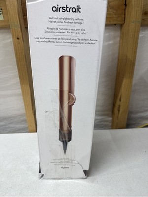 Dyson Airstrait Straightener Amber Silk Wet to Dry Hair Straightener