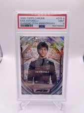 2025 Topps Chrome Kimi Antonelli Diamond 75th Anniversary