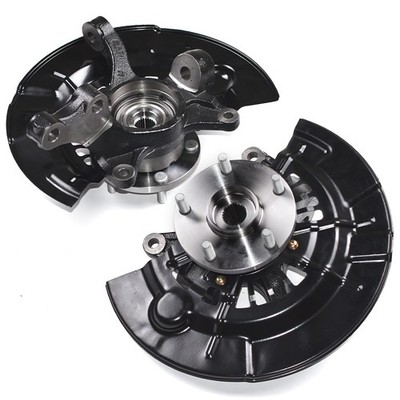 Pair Front Steering Knuckle & Wheel Hub Bearing fits Toyota Camry 2007 2008-2011