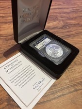 2020 American Silver Eagle $1 MS70 PCGS Early Issue 1 oz .999 Silver + Box & COA
