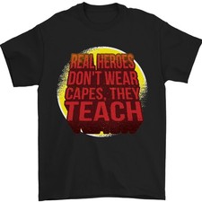 Los Maestros No Usan Capas Camiseta Divertida Para Hombre 100% Algodón