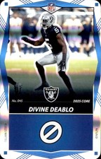 2025 Uno Elite Core Blue Foil - Divine Deablo Las Vegas Raiders #045