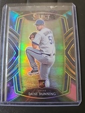 2021 Panini Select Diamond Level Dane Dunning RC Rookie Card Cosmic Prizm #229 