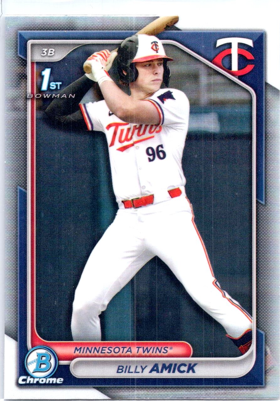 2024 Bowman Draft #BDC-68 Billy Amick Chrome Refractor