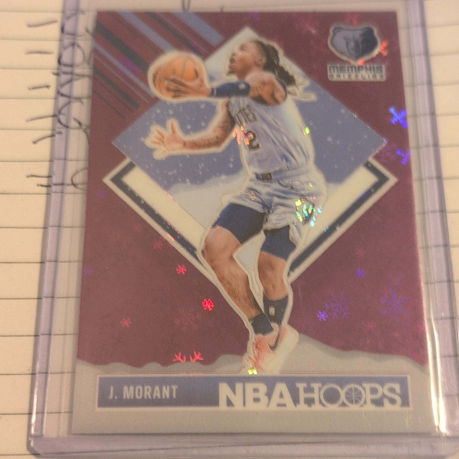 Panini 24-25 NBA Hoops Hoops Tribute Purple Winter Ja Morant Grizzlies #288