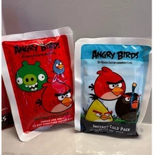 Very Rare Angry Birds Instant Cold Packs Set of 2 Boxes (4 packs) New in Box