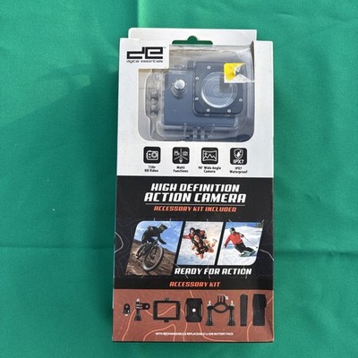 DIGITAL ESSENTIALS HIGH DEFINITION ACTION CAMERA ACCESSORY KIT INCLUDED