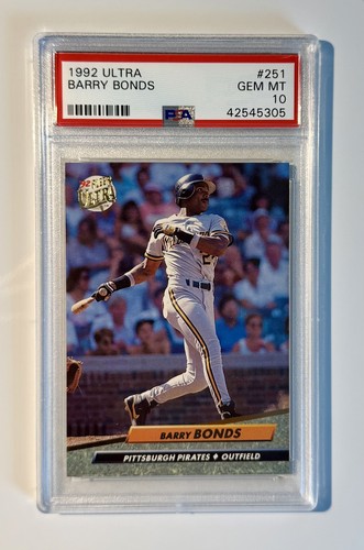 1992 Fleer Ultra Barry Bonds #251 PSA 10