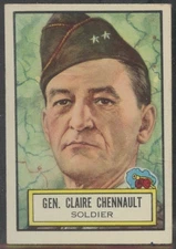 1952 Topps Look 'N See #36 Gen. Claire Chennault Soldier
