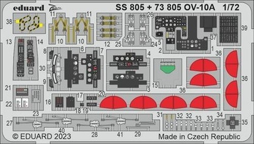 Eduard SS805 1/72 OV-10A - for ICM Model Photo Etch Detail Set