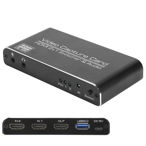 Videoaufnahmekarte 4K Zu USB 3.0 Dongle 2 X 1 Schalter Für Live-Stream CHP - Bild 10 von 19