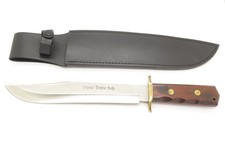 Vintage Herbertz German Original Bowie Rostfrei Fixed 10" Blade Hunting Knife