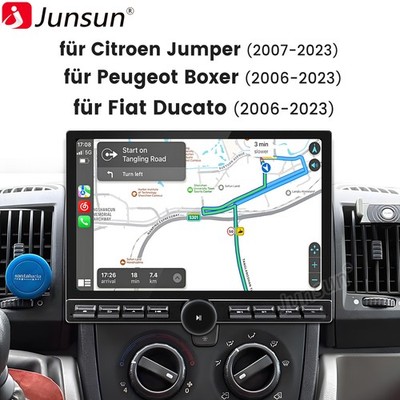 Für Fiat Ducato Citroen Jumper Peugeot Boxer Android 15 Carplay Autoradio 6+128G