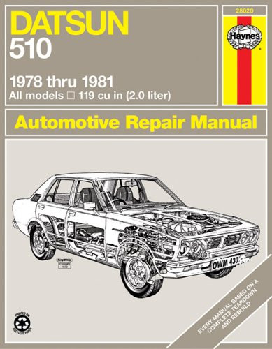Datsun Violet Owner's Workshop Manual, 1978-82 (Service &... - Haynes, J. H.