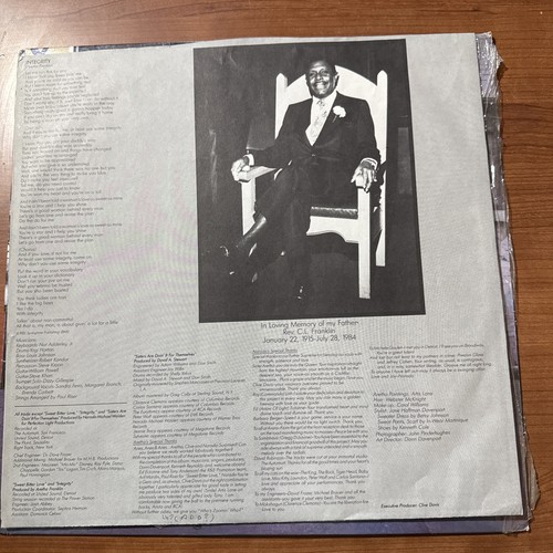 Aretha Franklin SEALED LP mit Hype - Who's Zoomin Who - CRC / Arista Records 1985 - Bild 4 von 6