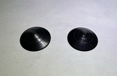 Lego Lot Of 2 Black Conical Asian Hats Hat Minifigure Clothing No 7 New