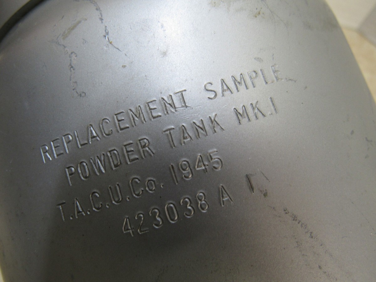 WW2 US Navy Powder Can 1945 Dated USN Airtight Aluminum | eBay
