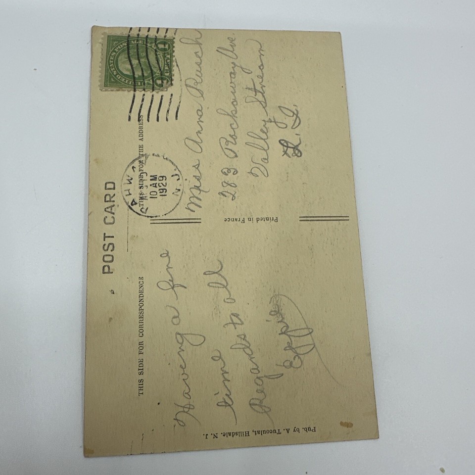 1929 Photo Postcard Grover Cleveland School Rahway NJ eBay