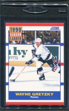 1990 Score Season Leaders Wayne Gretzky #353 Kings Nm/mt