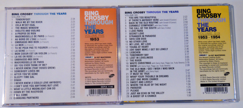 BING CROSBY: Through The Years • The Complete 10 Volume CD Set Lot SEPIA Used-VG - Picture 13 of 16