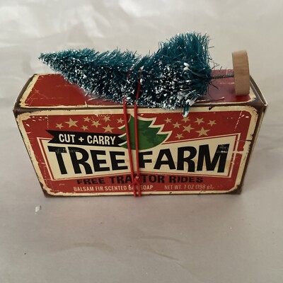 Falls River Balsam Fir Scented Soap 7oz In Old Fashioned BoxOrnament Made In USA