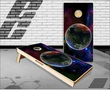 Outerspace Cornhole Boards Bean Bag Toss Game