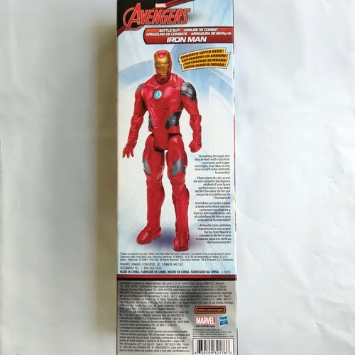 Figura de 12 pulgadas IRON MAN (TRAJE DE BATALLA) Marvel Avengers Titan Hero Series nueva en caja - Imagen 3 de 3