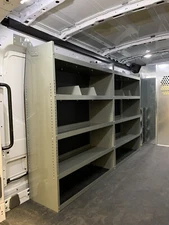 Set of 2 Shelving Units for Ford Transit Medium & High Roof and RAM ProMaster