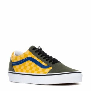 vans old skool otw rally checker multi black