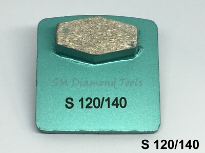3-pack HUSQVARNA Trapezoid Diamond 1 Segment Grinding Polish Soft Bond 150 Grit