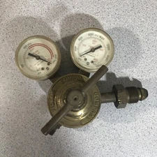 Victor Acetylene Gas Regulator SR260A Max 350 PSIG USA Made Brass Single Stage