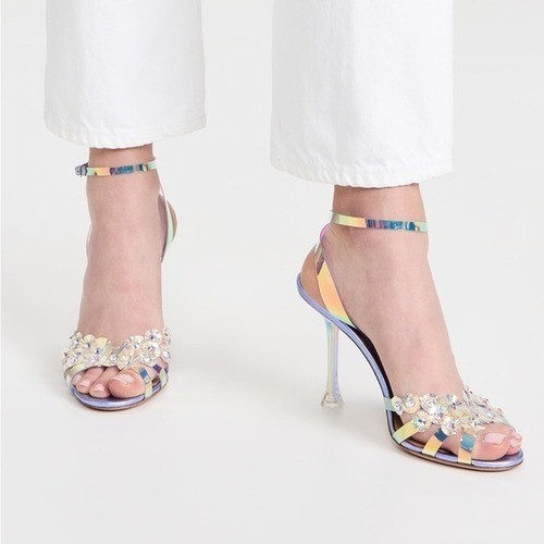 New Aquazzura Meteorite Sandals 40 $1,250 - Picture 2 of 14