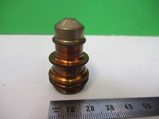 ANTIQUE BAUSCH LOMB BRASS OBJECTIVE 1.9mm MICROSCOPE PART AS PICTURED S1-B-20