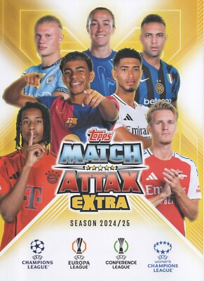 Match Attax Champions League EXTRA 2024/25 Limited/Black/Chrome/100 Club/Gold