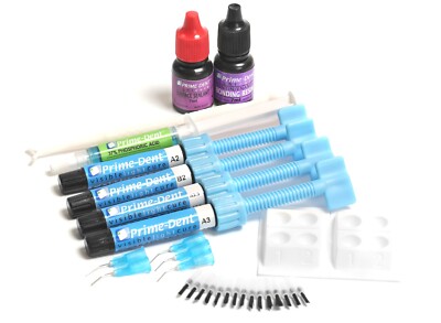 Prime-Dent Light Cure Hybrid Dental Resin Composite Syringe - A2 Shade, 4.5 Gm