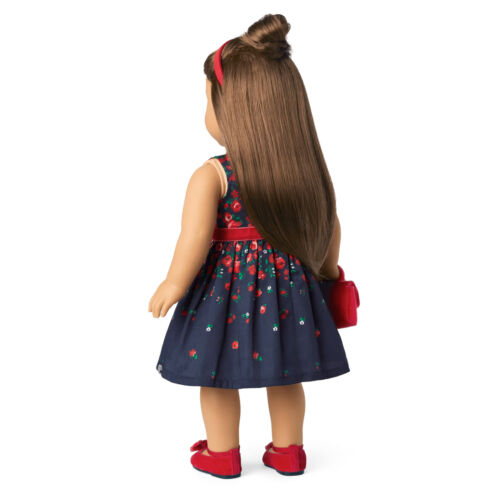 American Girl x Janie and Jack Wrapped in Roses Party Dress for 18-inch Doll NEW - Picture 3 of 8