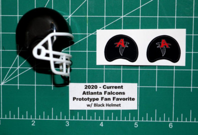 2020 + Atlanta Falcons Fan Fave B *DIECUT DECALS* & Football Gumball Helmets OPI