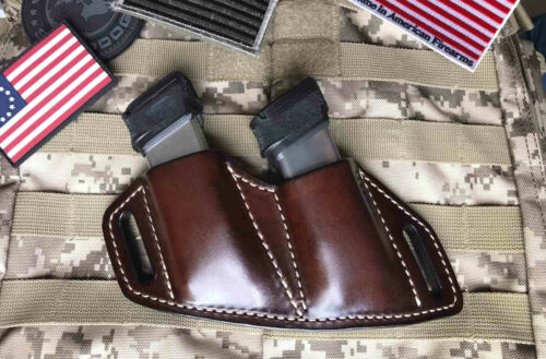 Double Combat Magazine Holder, Fits Shield .45 magazines. OWB. Made In USA - Picture 6 of 9