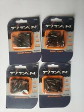 Allen TiTAN Bullet Points 10PK - 100 Grain -11/32 Bow and Arrow Tip Heads 4pack