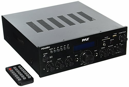 Pyle PDA6BU Kompaktowy zintegrowany wzmacniacz cyfrowy mocy Odbiornik stereo Bluetooth - Zdjęcie 4 z 8