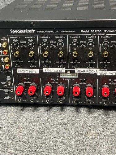 SpeakerCraft Power Amplifier BB1235 12-Channel Stereo Theater System in Black - Picture 14 of 20